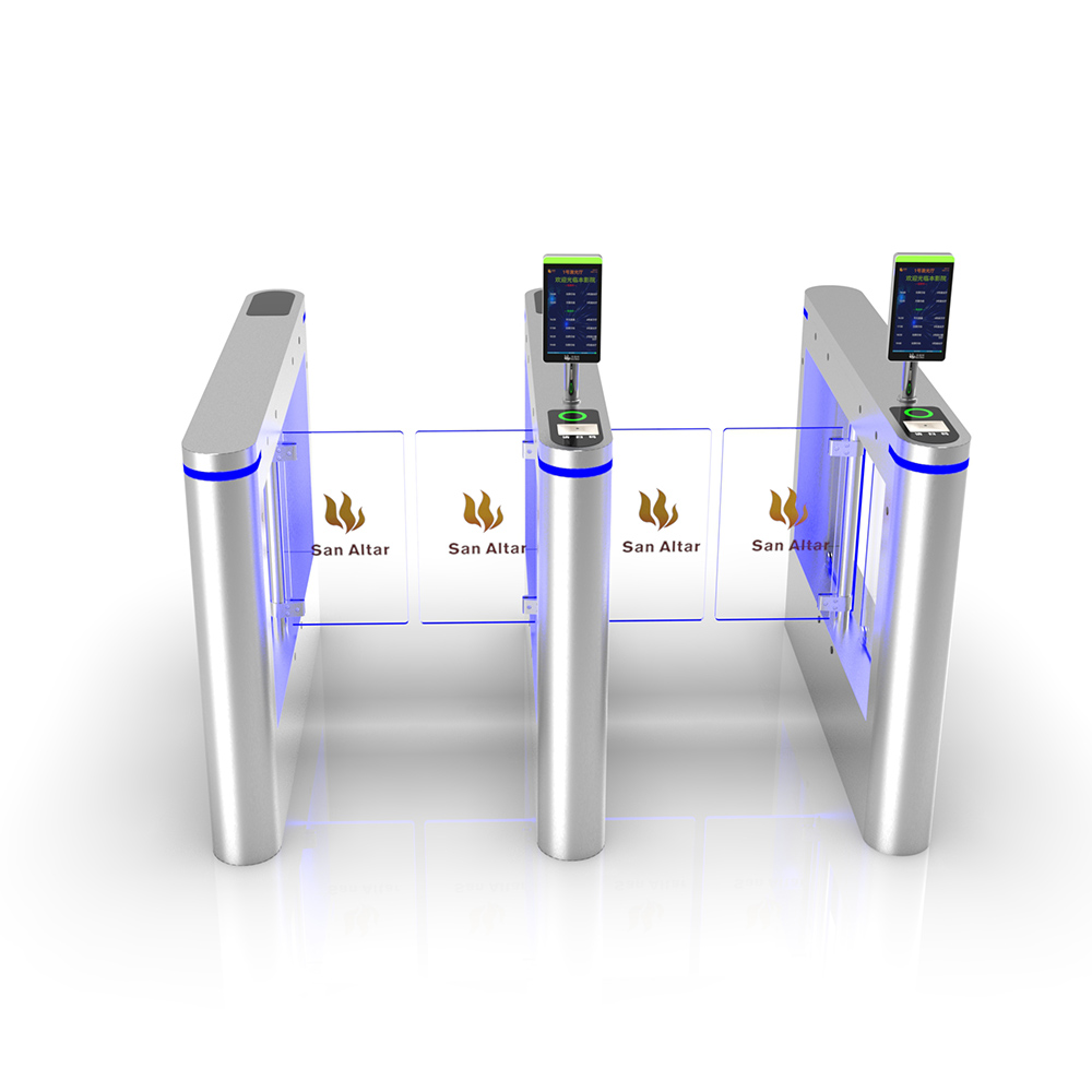 G-0130  DC Brushless Motor Face Recognition Access System Temperature Control Swing Gate